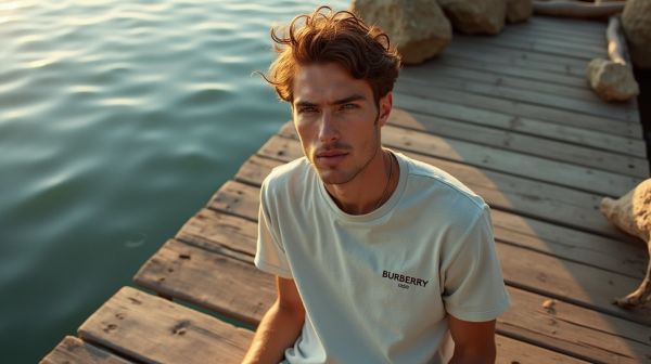 Le style décontracté avec les t shirts Burberry homme